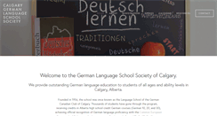 Desktop Screenshot of germanlanguageschoolcalgary.com