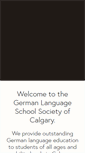 Mobile Screenshot of germanlanguageschoolcalgary.com